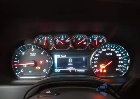 2016 Chevrolet Tahoe Lt из США, поврежденный, VIN 1GNSKBKC9GR412047